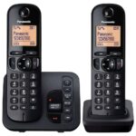 Panasonic KXTGC222EB Digital Cordless Answer Phone with Nuisance Calls Block Twin - Black