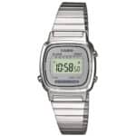 Casio LA670WEA-7EF Ladies Silver Dial Silver Watch