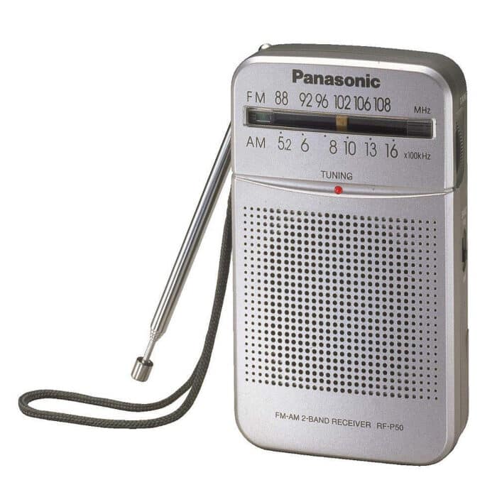 Panasonic RFP50 Portable AM/FM Radio - Silver