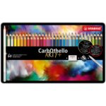 Stabilo 1460-6 9. Chalk-Pastel Pencil Carbothello Arty+ Tin Of 60 - Assorted Colours