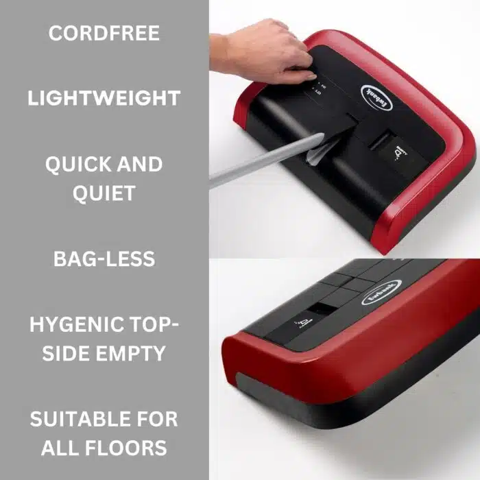 Ewbank EW2001 EVO3 Multi-Surface Manual Floor Sweeper Red/Black - Image 3