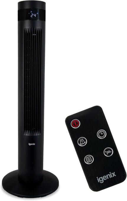 Igenix IGFD6035B 35 Inch Digital Tower Fan Black