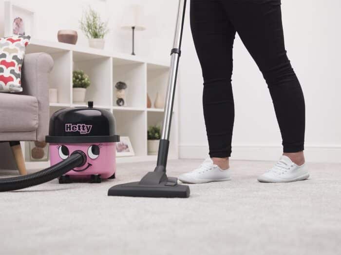 Numatic NU9289 Compact Eco Hetty Vacuum Cleaner 230V Pink / Black - Image 8