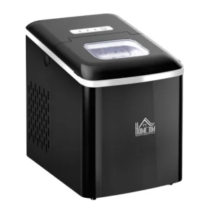 Homcom Ice Maker 12kg/24H Production: Keep Your Drinks Refreshing