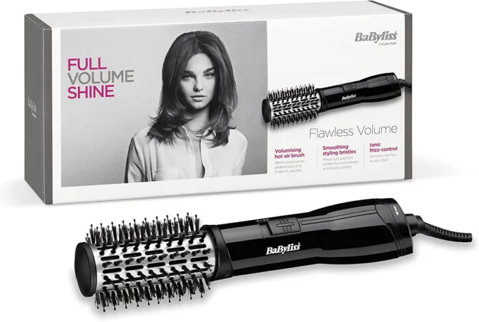 Babyliss 2764u Hot Air Brush Ionic Mixed Bristl Hair Styling