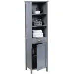 Greenhurst Tall Storage Cabinet Grey Perfect for Any Room