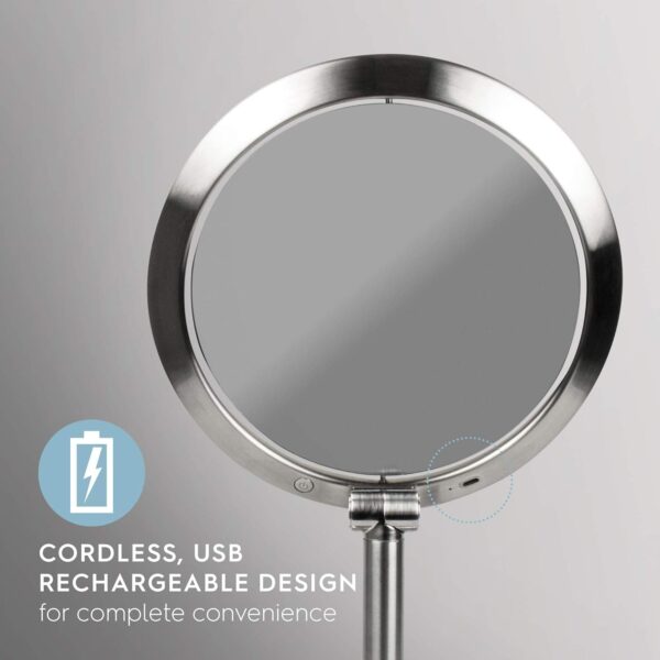 Homedics Twist Illuminated Cosmetics Mirror Motion - Image 5