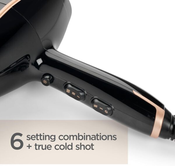 BaByliss 5552U Hairdryer Salon Pro 2200w Ionic Frizz Hair Styling - Image 4