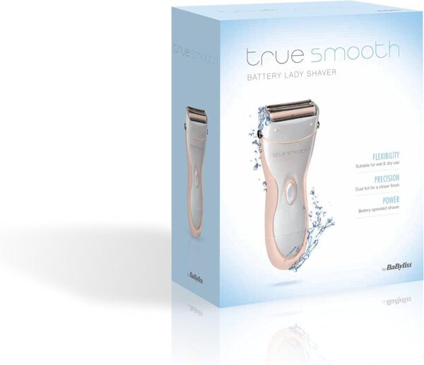 BaByliss 8771BU Lady Shaver True Smooth Battery Operated - Image 4