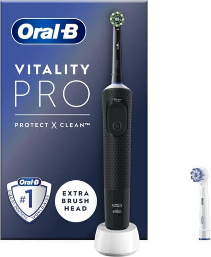 Braun VITALITY PRO Toothbrush | Vitality Pro | Black | 3 Modes