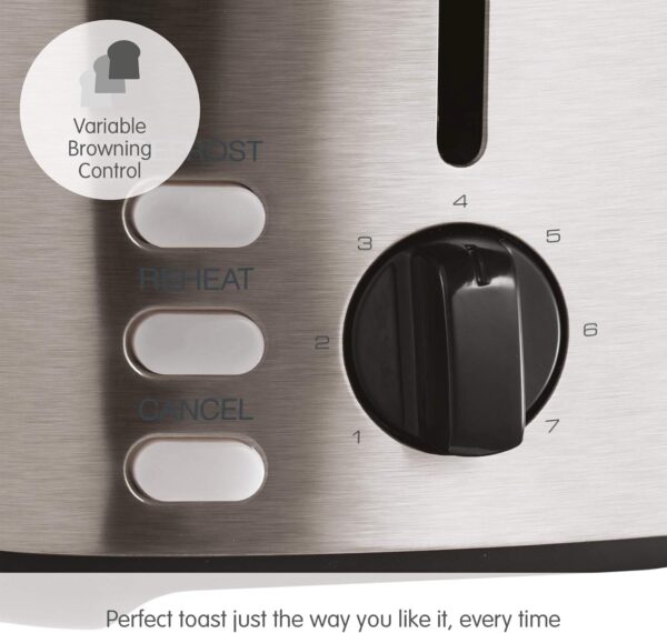 Morphy Richards 222067 Toaster Equip 2 Slice S/S Deep Slots Re - Image 3