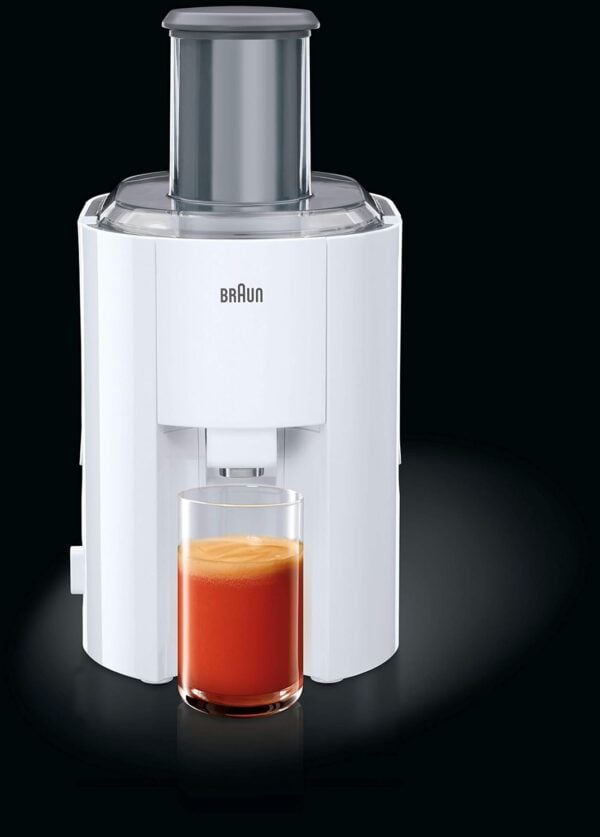 Braun J300WH Juicer | 75mm Feed | 2 Speed | 1.25L Jug | 2L - Image 2