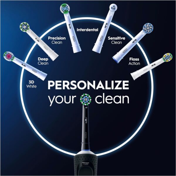 Braun Toothbrush Vitality Pro Black 3 Modes - Image 4
