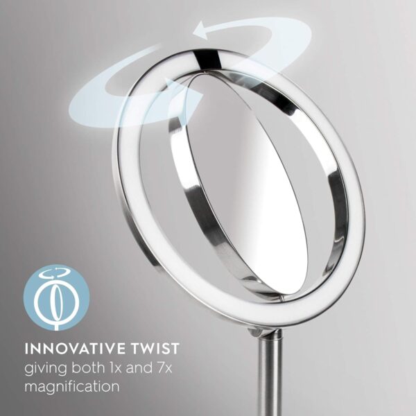 Homedics Twist Illuminated Cosmetics Mirror Motion - Image 3
