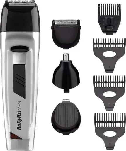 BaByliss 7056NU Grooming Kit  8 in 1 Rechargeable Silver