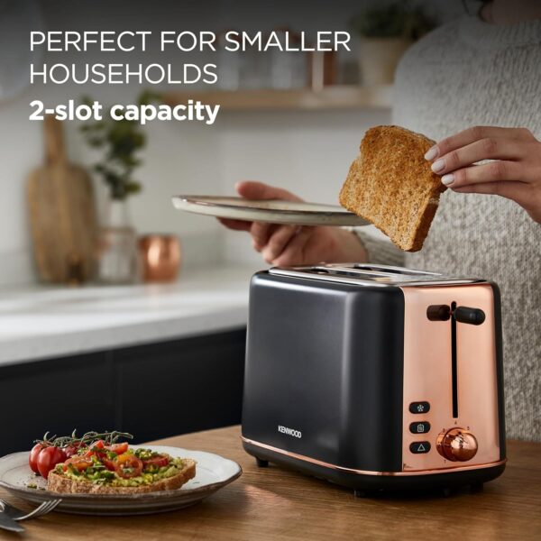 Kenwood Toaster Abbey Lux Collect Dark Grey 2 Slice - Image 2