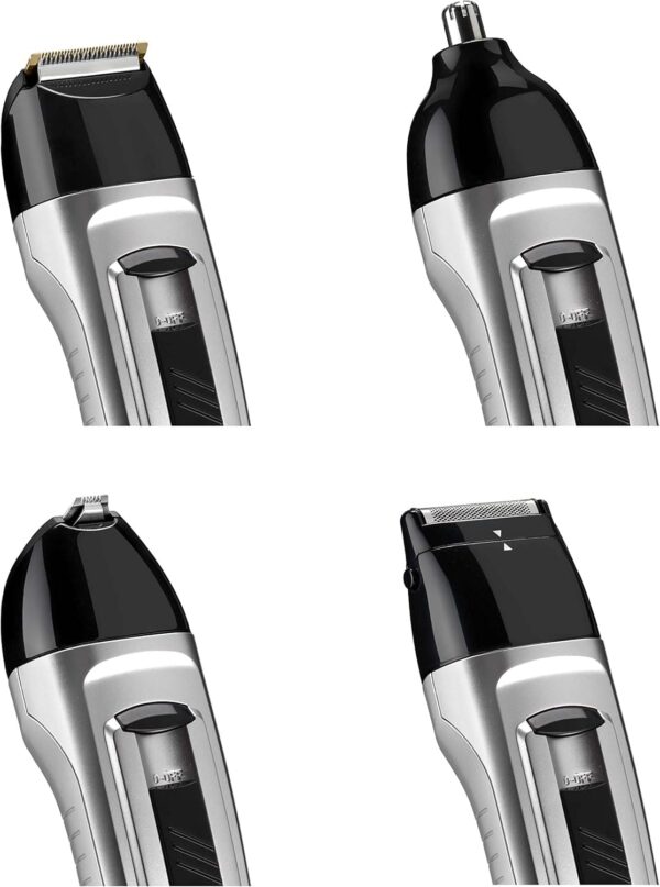Grooming Kit | 8 in 1 | Rechargeable | Silver - Image 3