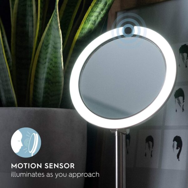 Homedics Twist Illuminated Cosmetics Mirror Motion - Image 2