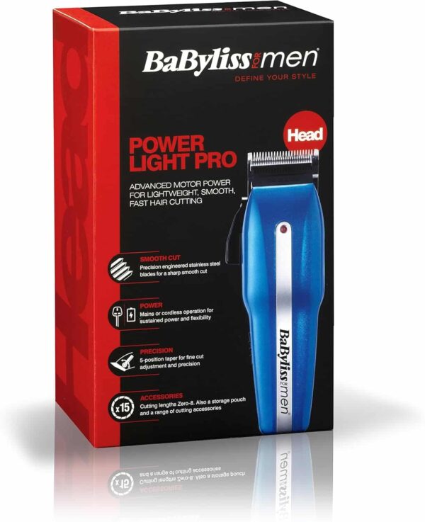 Babyliss Hair Clipper Cord-Cordless 15 pc - Image 5