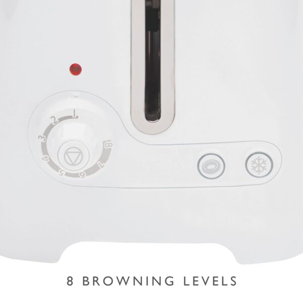 Dualit 2 Slice Lite Toaster White DA4203: Compact and versatile - Image 4