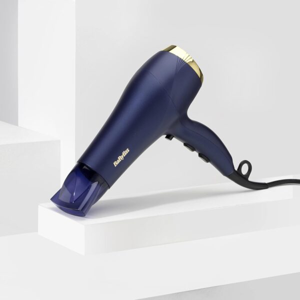 Babyliss 5781U Hair Dryer | Midnight Luxe | 2300w | 2.2m | Blue - Image 8