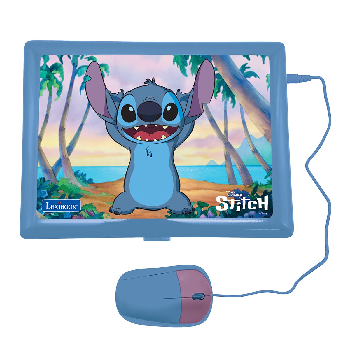 Lexibook JC598DI2 Disney Stitch Bilingual Educational Laptop with 124 ...