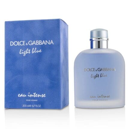 Dolce & Gabbana Light Blue Eau Intense Pour Homme Eau de Parfum 200ml Spray