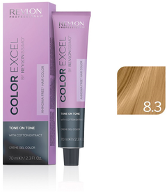 Revlon Revlonissimo Color Excel Creme Gel Hair Colour 70ml - 8.3 Light Golden Blonde