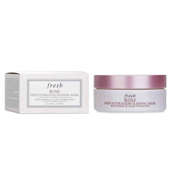 Fresh Rose Deep Hydration Sleeping Mask Replenishes and Locks Hydration 2 x 35ml