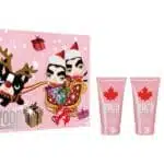 DSquared2 Wood For Her Gift Set 50ml EDT + 50ml Body Lotion + 50ml Shower Gel