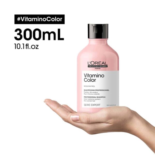 L'Oreal Professionnel Serie Expert Vitamino Color Shampoo 300ml - Image 2