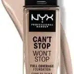 NYX Can't Stop Won't Stop Full Coverage 24H Foundation 30ml - Porcelain