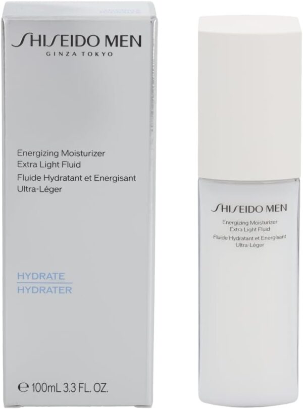 Shiseido Men Energizing Moisturizer Extra Light Fluid 100ml: Revitalizing Skincare for Men