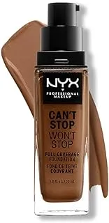 NYX Can't Stop Won't Stop Full Coverage 24H Foundation 30ml - Cappuccino