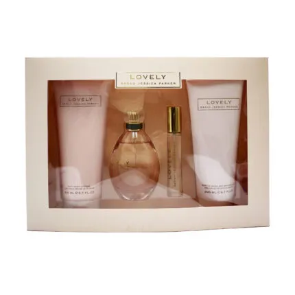Sarah Jessica Parker Lovely Gift Set 100ml EDP + 200ml Shower Gel + 200ml Body Lotion + 15ml EDP