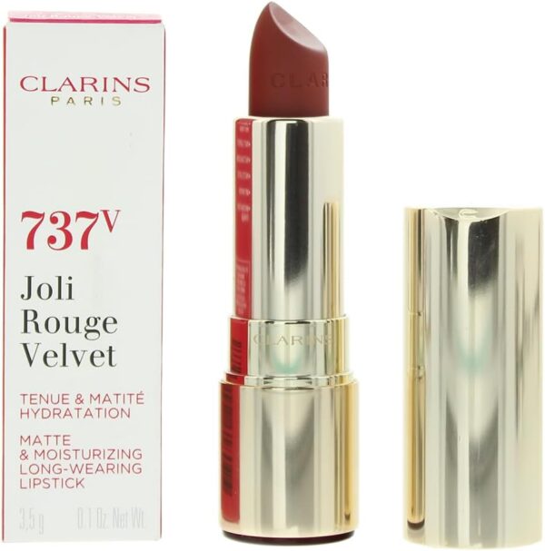 Clarins Joli Rouge Velvet Lipstick 3.5g - 737V Spicy Cinnamon