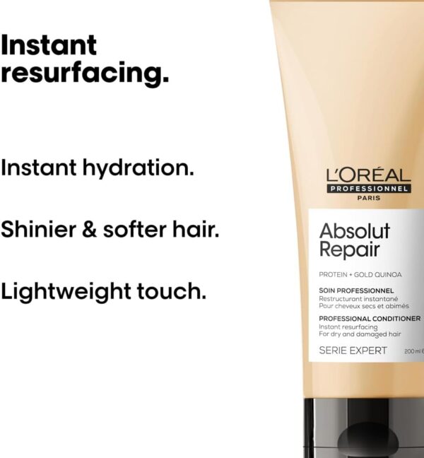 L'Oreal Professionnel Series Expert Absolut Repair Gold Conditioner 200ml - Image 2