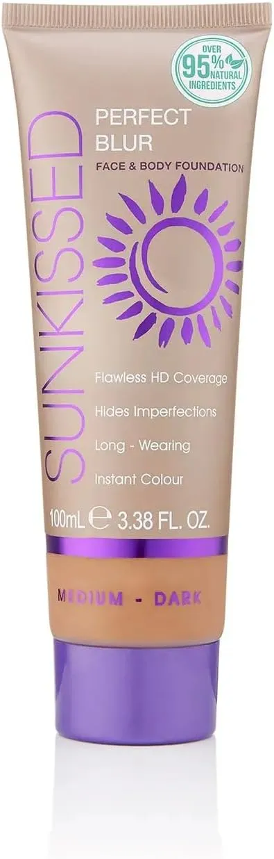 Sunkissed Perfect Blur Face & Body Foundation 100ml - Medium Dark