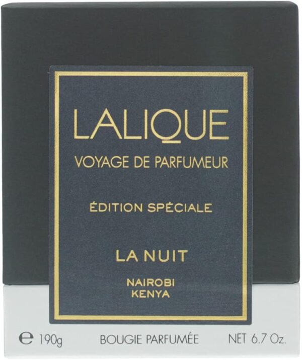 Lalique Candle 190g - La Nuit Nairobi - Image 2