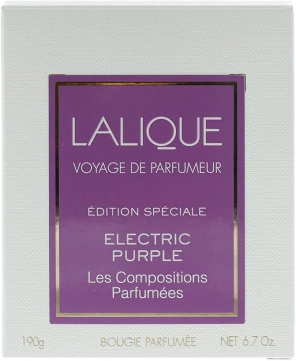 Lalique Les Compositions Parfum?es Electric Purple Candle 190g - Image 2