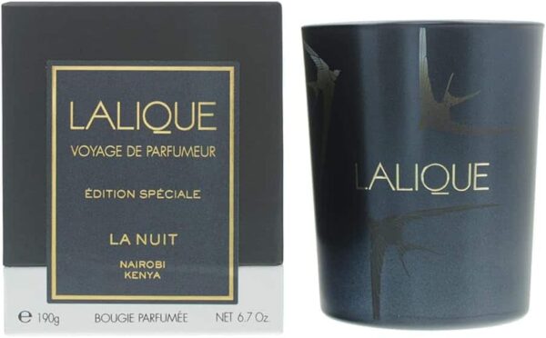 Lalique Candle 190g - La Nuit Nairobi