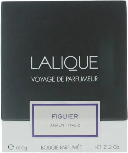 Lalique Candle 600g - Figuier Amalfi