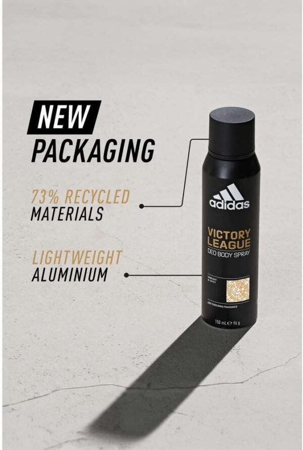 Adidas Victory League Deodorant 150ml Spray - Image 3