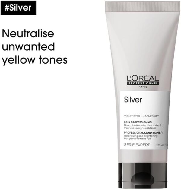 L'Oreal Professionnel Serie Expert Silver Conditioner 200ml - Image 2