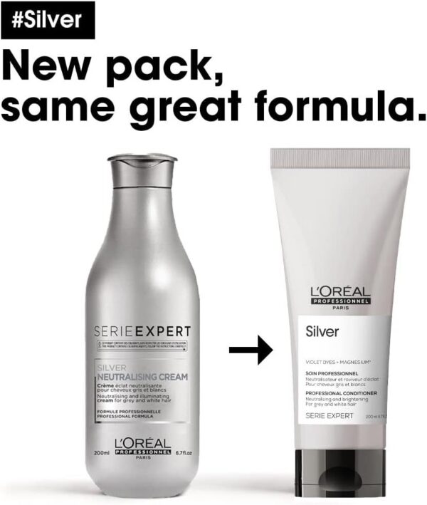 L'Oreal Professionnel Serie Expert Silver Conditioner 200ml - Image 5