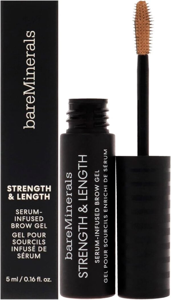 bareMinerals Strength & Length Serum-Infused Brow Gel 5ml - Honey
