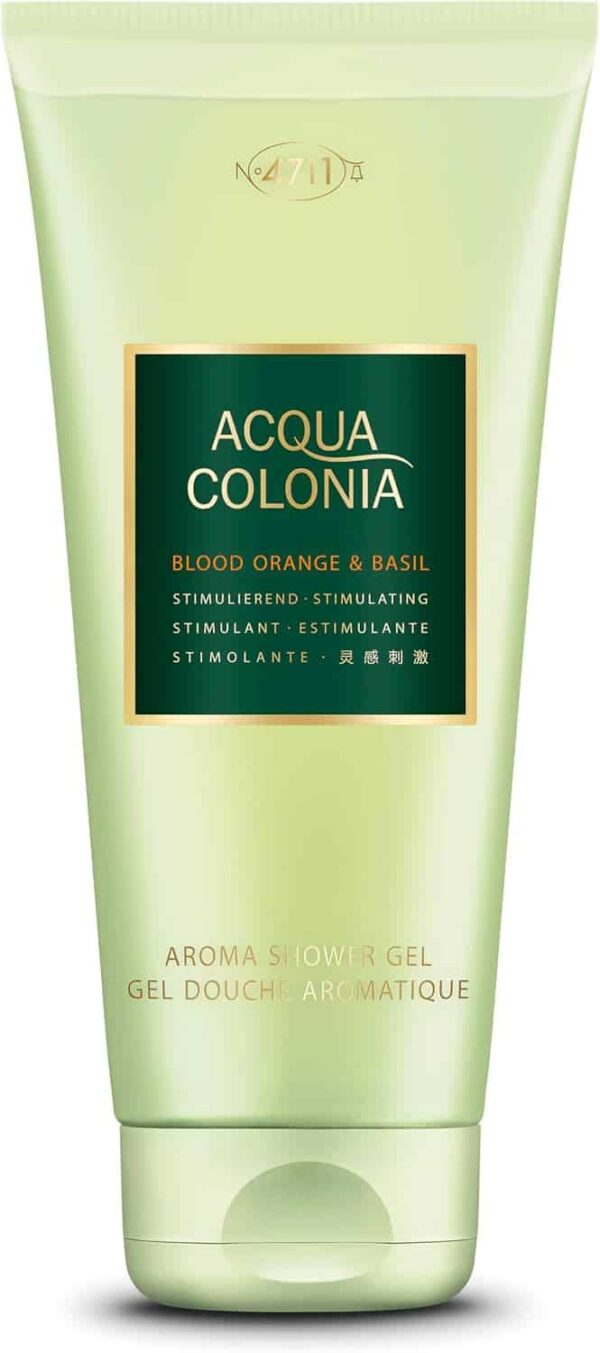 Maurer & Wirtz 4711 Acqua Colonia Blood Orange & Basil Shower Gel 200ml - Image 2