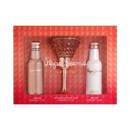 Pepe Jeans For Her Cocktail Gift Set 30ml EDT + 50ml Shower Gel + 50ml Body Lotion