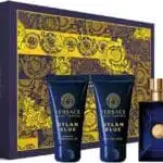 Versace Pour Homme Dylan Blue Gift Set 50ml EDT + 50ml Aftershave Balm + 50ml Perfumed Bath & Shower Gel
