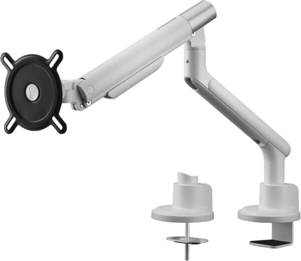 One For All DM7120 Design Line Single Monitor Mount - White/Silver - Image 2